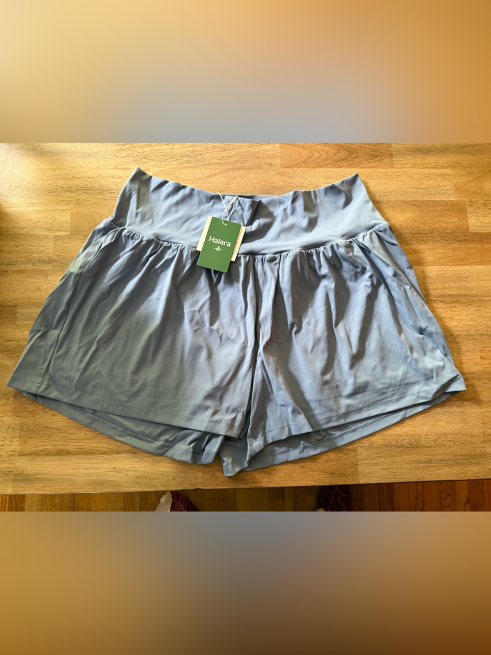 HALARA Women's Black and Blue Athletic Shorts Bundle